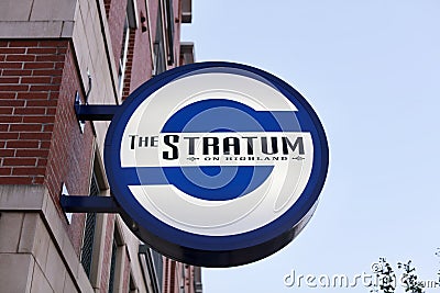 The Stratum Apartment Homes Editorial Stock Photo
