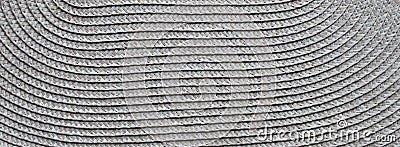 Straw Hat texture and pattern. Wicker straw texture beige color background weaving close-up macro. Woven canvas Stock Photo