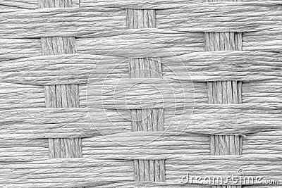 Straw mat weaving seamless patterns grey background Stock Photo