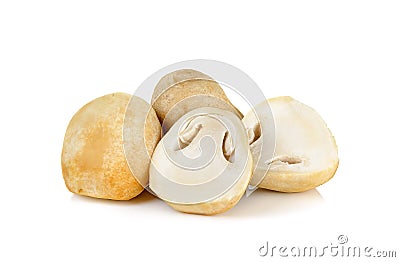 Straw mushroom isolated on white background Stock Photo