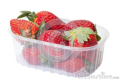 Strawberries in box. Stock Photo