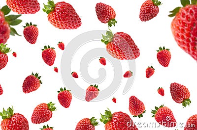 strawberries with effect. Stock Photo