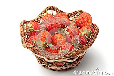 Strawberries in pottle Stock Photo