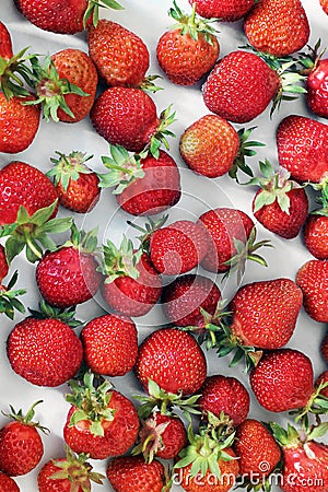 Strawberry. Background of strawberries. Tasty background Stock Photo