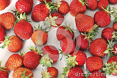 Strawberry. Background of strawberries. Tasty background Stock Photo