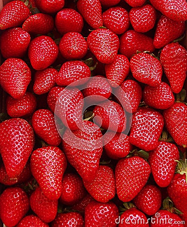 Strawberry box Stock Photo