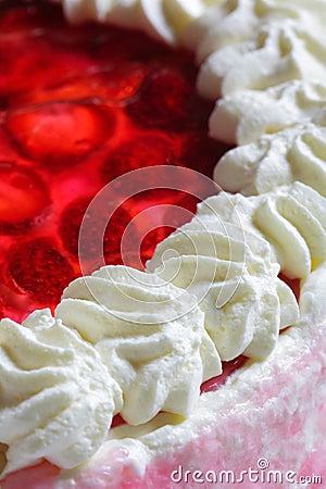 Strawberry cake Stock Photo