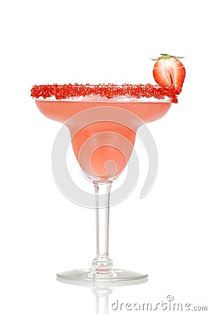 Strawberry daiquiri Stock Photo