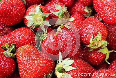 Strawberry healthy natural fresh food closeup Stock Photo