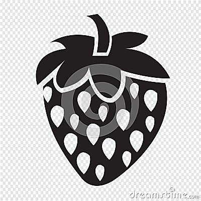 Strawberry icon Vector Illustration