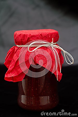 Strawberry jam Stock Photo