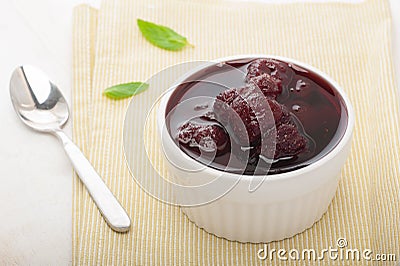 Strawberry Jam Stock Photo