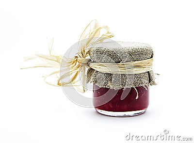 Strawberry jam Stock Photo