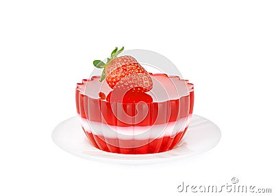 Strawberry jelly Stock Photo