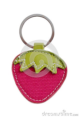 Strawberry Keychain Stock Photo
