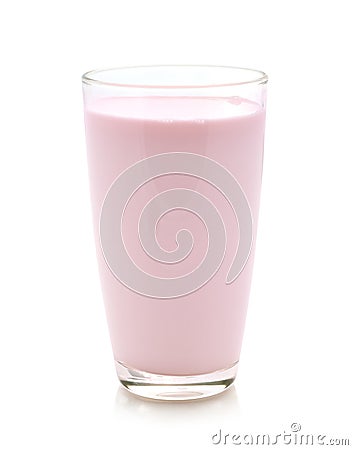 Strawberry milk Stock Photo