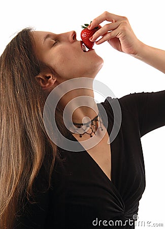 Strawberry pleasure Stock Photo