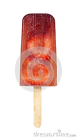 Strawberry Popsicle Stock Photo