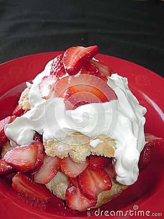 Strawberry shortcake Stock Photo