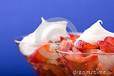 Strawberry shortcake Stock Photo