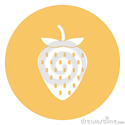 Strawberry, splash Isolated Vector Icon which can be easily modified or edited Vector Illustration