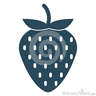 Strawberry, splash Isolated Vector Icon which can be easily modified or edited Vector Illustration