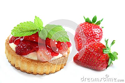 Strawberry tart Stock Photo