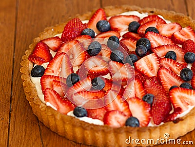 Strawberry tart Stock Photo