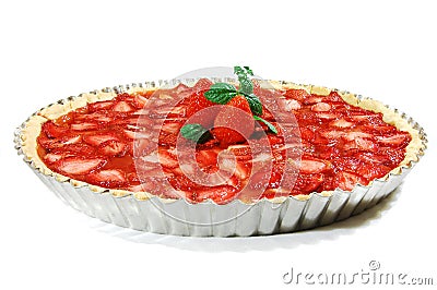 Strawberry tart Stock Photo