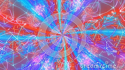 Psychedelic Conscience Backdrop Image Cartoon Illustration