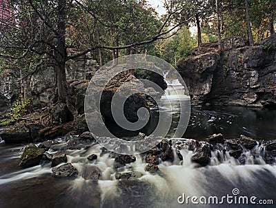 Stream of Long Abandoned Mill Stock Photo