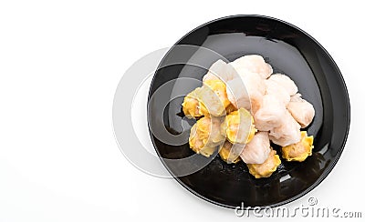 Stream shrimp dumplings Stock Photo
