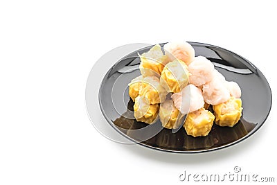 Stream shrimp dumplings Stock Photo