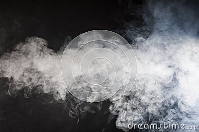 Stream of smoke Stock Photo