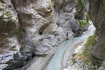 Stream of taroko gorge Stock Photo