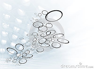 Streaming Circles Stock Photo