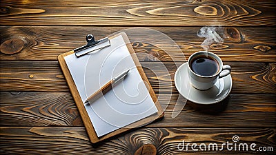 Streamline Your Workflow with a Modern Digital Clipboard Efficiently Manage Tasks Notes and Data on Your Desktop Stock Photo
