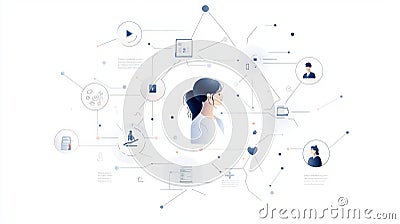 Streamlining Customer Interactions Through Advanced Technical Support Workflow and Service Icons Stock Photo
