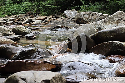 Tennessee Streams Summertime Stock Photo