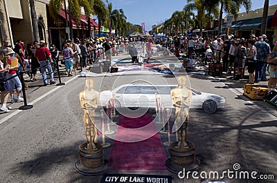 Street Art Festival in Lake Worth Florida Editorial Stock Photo