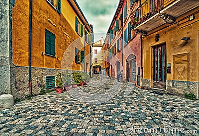 Street of Cesena Editorial Stock Photo