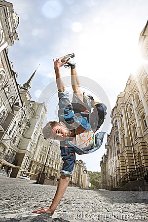 Street dancer Stock Photo