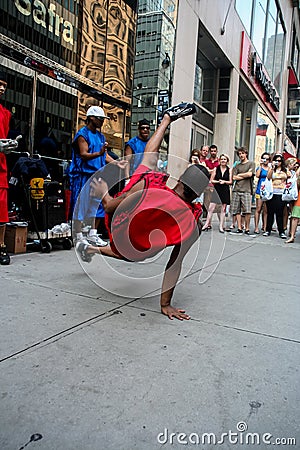 Street dancers Editorial Stock Photo