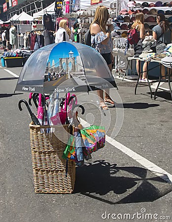 Street Fair In NY Editorial Stock Photo