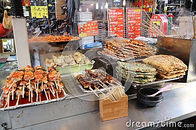 Street food in busan korean Editorial Stock Photo