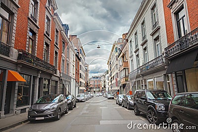 Street of Gent, Belgium Stock Photo