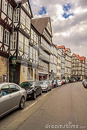 Street in Hannover Germany Editorial Stock Photo