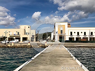 Lakki Harbor, Leros, Dodecanese, Greece, Europe Stock Photo
