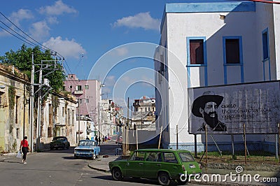 Street in Havana, Cuba Editorial Stock Photo