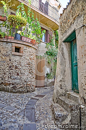 The Calabrian town of Acri, Italy. Stock Photo